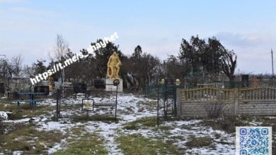 кладбище в Мирном