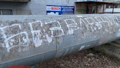 труба теплосети в Корабельном районе