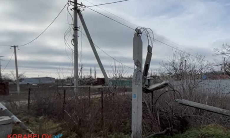 с. Прибугское после обстрелов российскими войсками