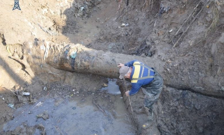 замена труб водоканала