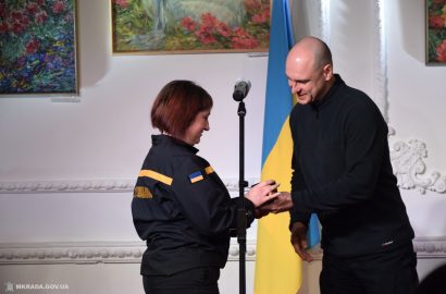 В Миколаєві привітали жінок-захисниць України
