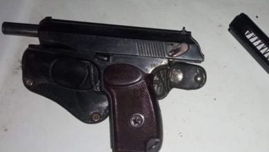 вилучений пістолет