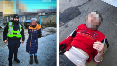 затримана та постраждалий