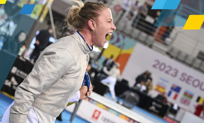 Ольга Харлан, шаблістка, фехтування