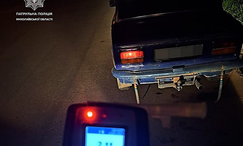 задержан пьяный водитель