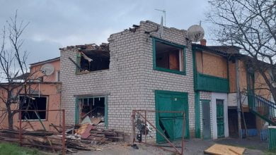Очаків після російських абстрілів