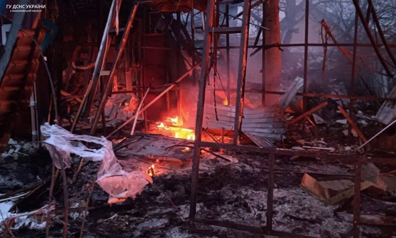 наслідки обстрілу росіянами Очакова