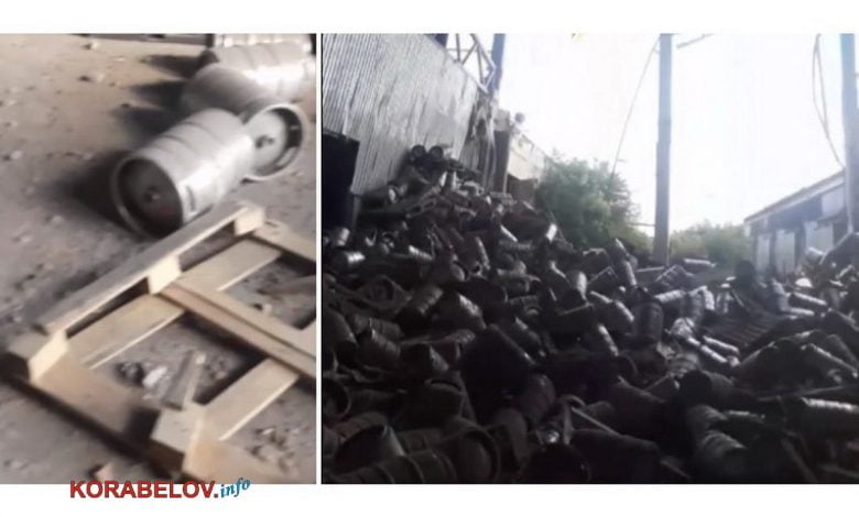 На пивзаводе после ракетного обстрела россиянами