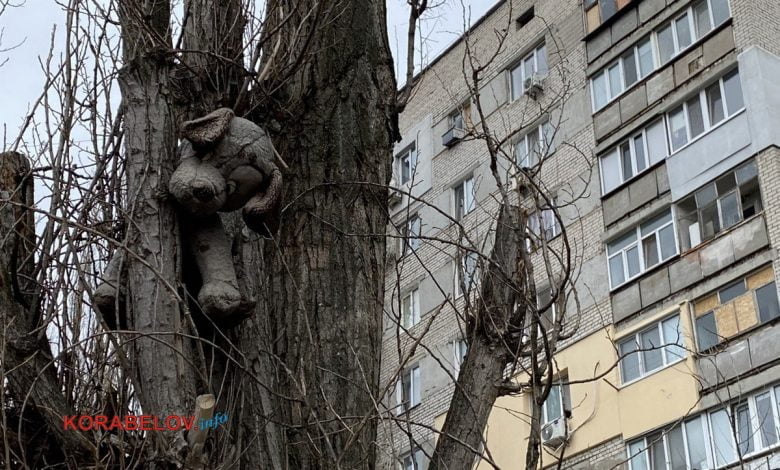 дитяча іграшка на дереві