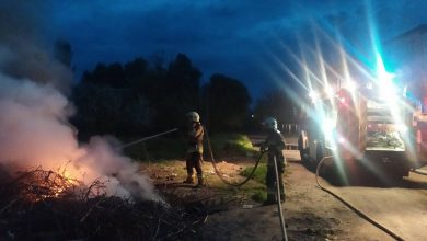 пожежа на відкритій території