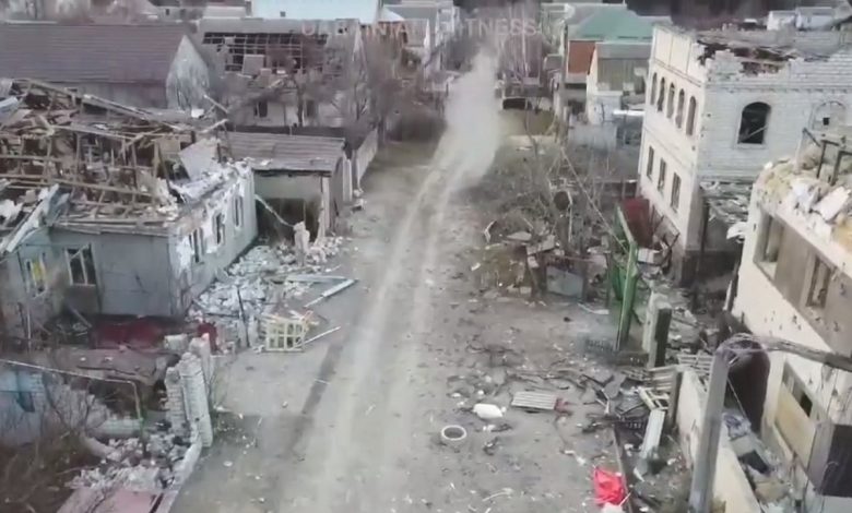 руйнування в Балабанівці в перші дні війни