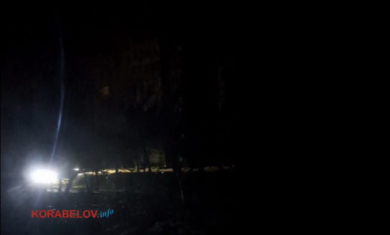 відсутність вуличного освітлення