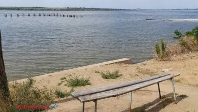 підтоплений пляж "Чайка" в Миколаєві