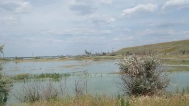 вода біля шламосховища МГЗ