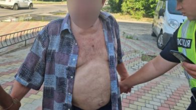 затриманий дідусь, що поранив ножем свого онука