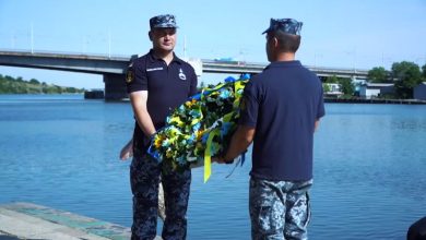 військові ВМС ЗСУ, вінок
