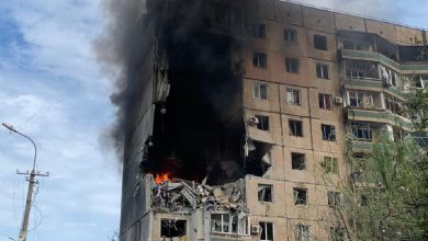 багатоповерхівка у Кривому Розі після обстрілу 31.07.2023