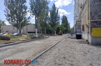 ремонт дороги у дворі по вул. Металлургов