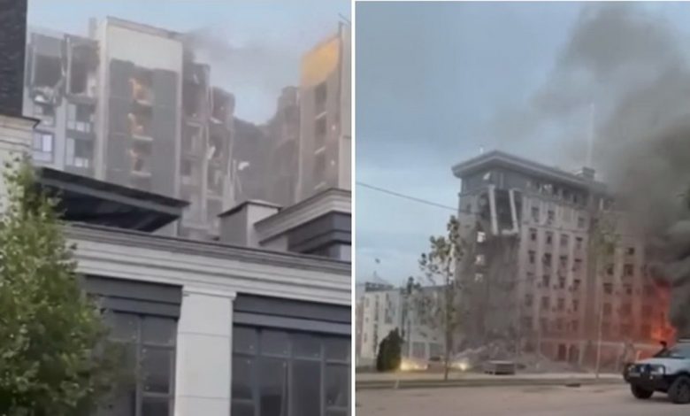 прильоти ворожих ракет у Дніпрі