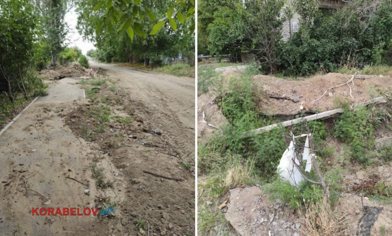 Вул. Торгова після ремонтних робіт "Миколаївводоканалу"