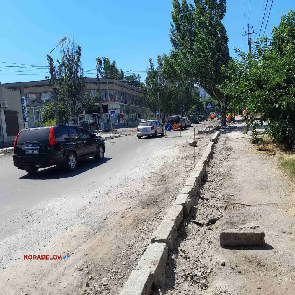 повернення бордюрів