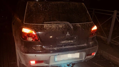 авто п'яного водія (фото патрульної поліції) в Миколаєві