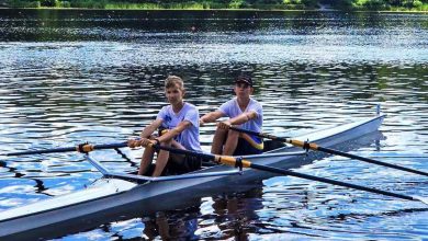 Веслувальники на змаганнях у Києві