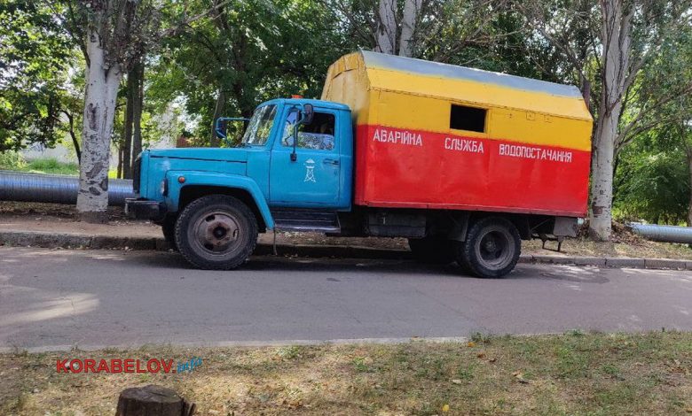 Машина "Миколаївводоканалу" в Корабельному районі