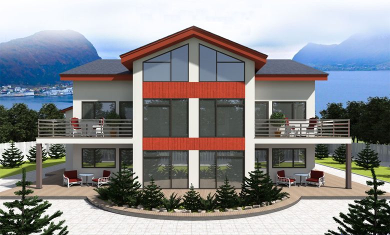 дім з сендвіч-панелей