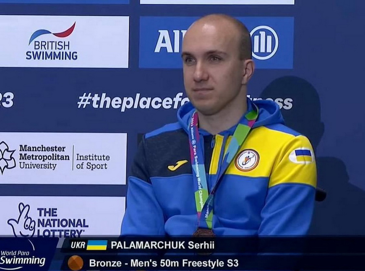 Сергій Паламручук, бронзовий чемпіон з параплавання