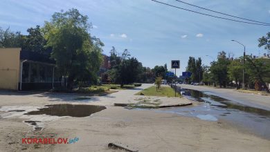 аварія водопровідної мережі в Корабельному районі