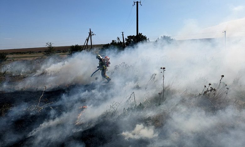 Пожежа на відкритій території