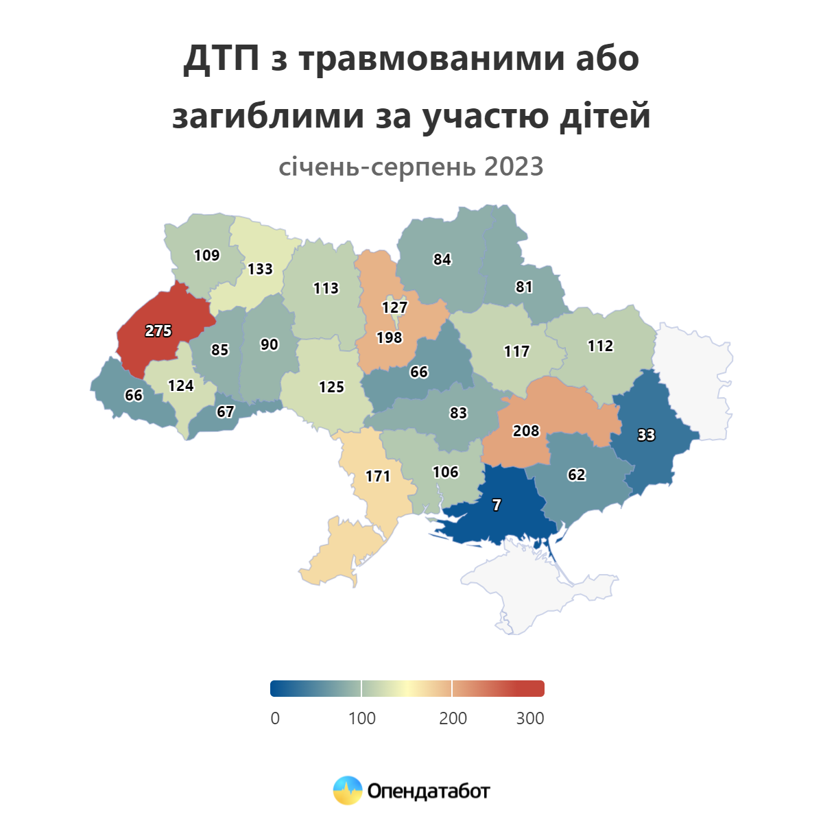 ДТП з травмованими або загиблими за участю дітей