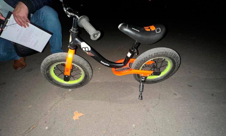 велосипед постраждалого