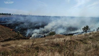 пожежа після ворожого обстрілу