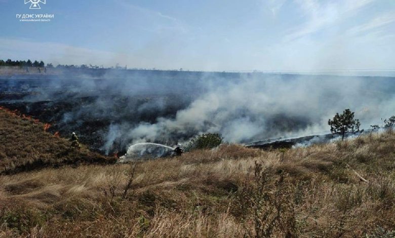 пожежа після ворожого обстрілу