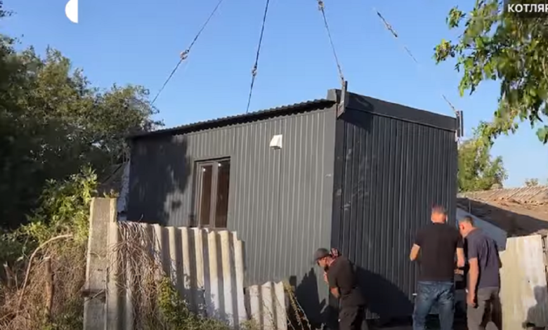 встановлення модульного будинку на Миколаївщині