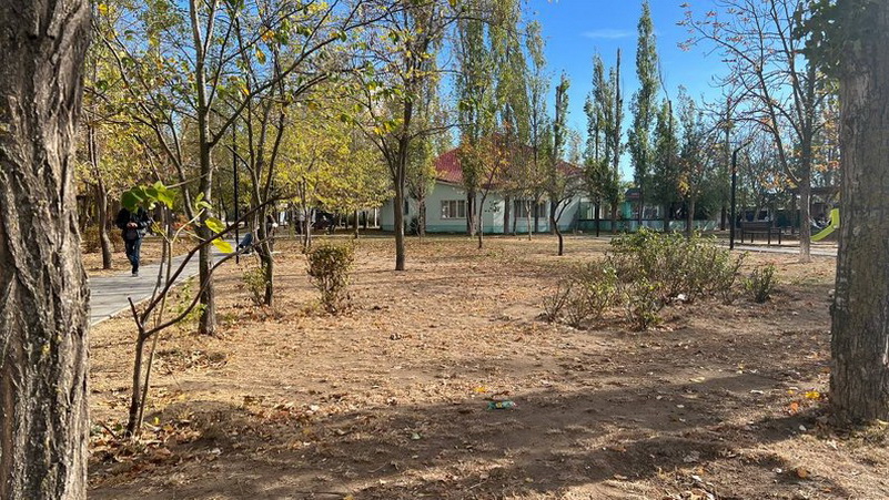 сквер "Вітовський", 30 жовтня 2023 року. Фото: Ніна Булах/Суспільне Миколаїв