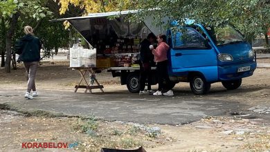 стихійна торгівля в Корабельному районі