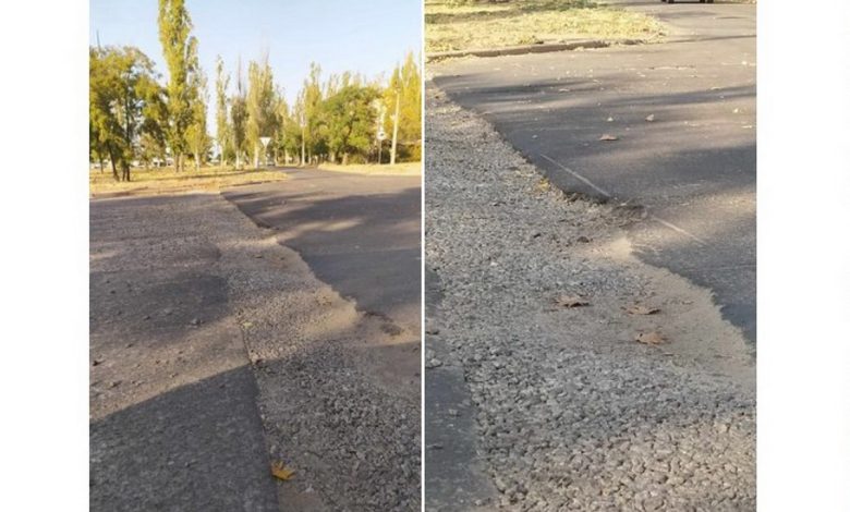 дільниця дороги в Корабельному районі, на яку поскаржився водій