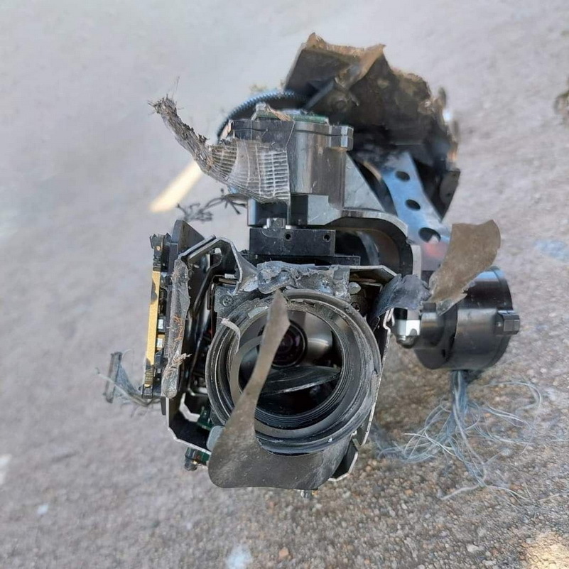 Знищенний БпЛА "Мерлін-ВР"