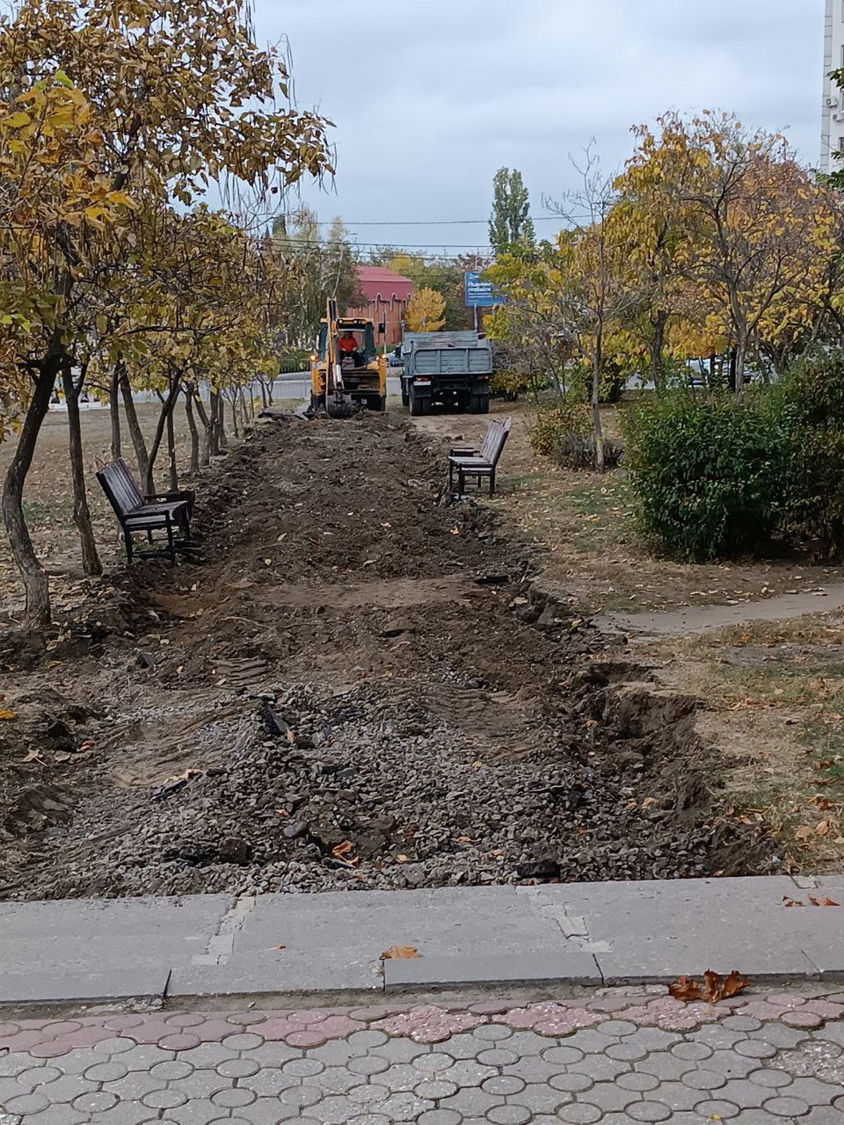 ремонт перед адміністрацією Корабельного району