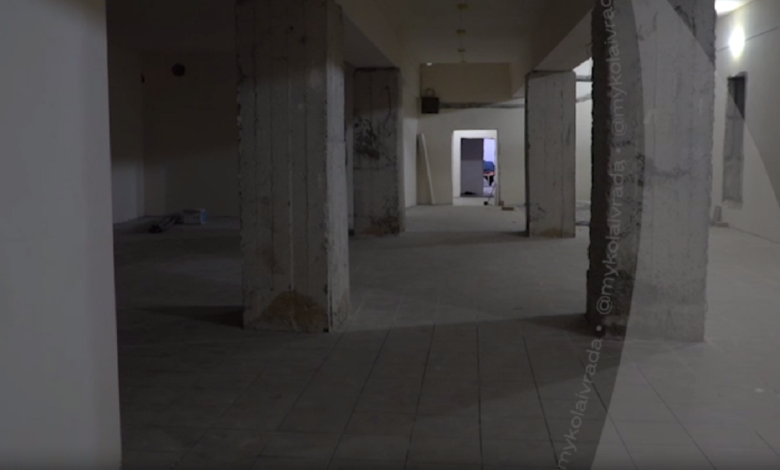 підготовка укриття у гімназії Корабельного району