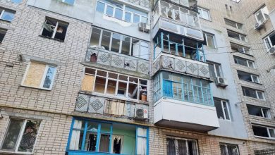 Наслідки обстрілу Очакова