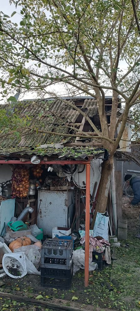 наслідки обстрілу села Лимани