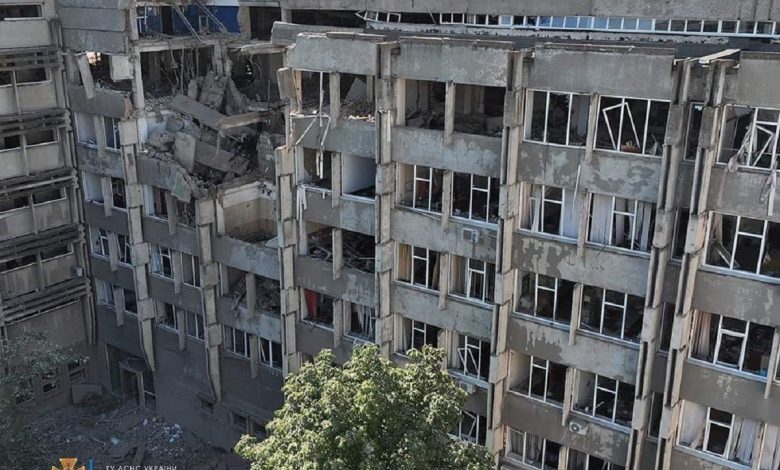 Національний університет кораблебудування після російського удару