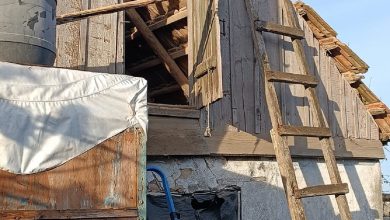 наслідки обстрілу села Лимани