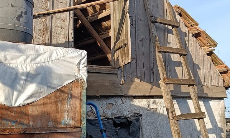 наслідки обстрілу села Лимани