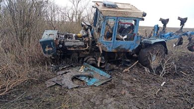 на Миколаївщині трактор підірвався на міні