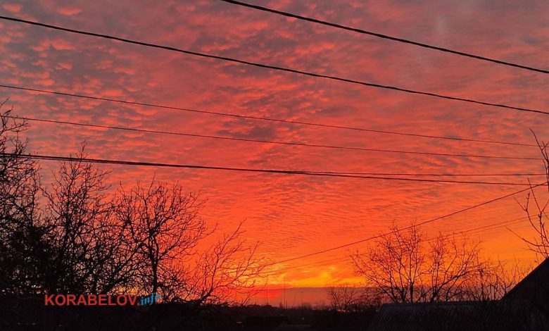 Захід сонця в Корабельному районі